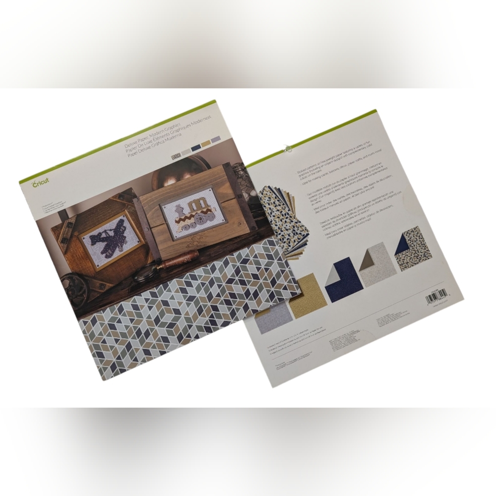 🆕 Cricut Deluxe Paper "Modern Graphics" Collection Bundle